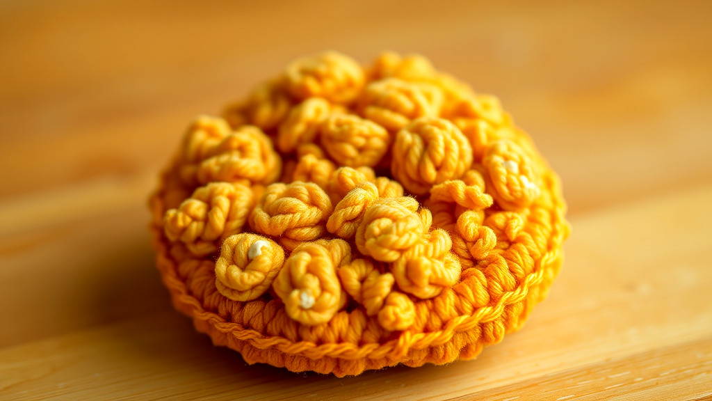 Advanced Techniques for a 3D Chicken Nugget Crochet Design