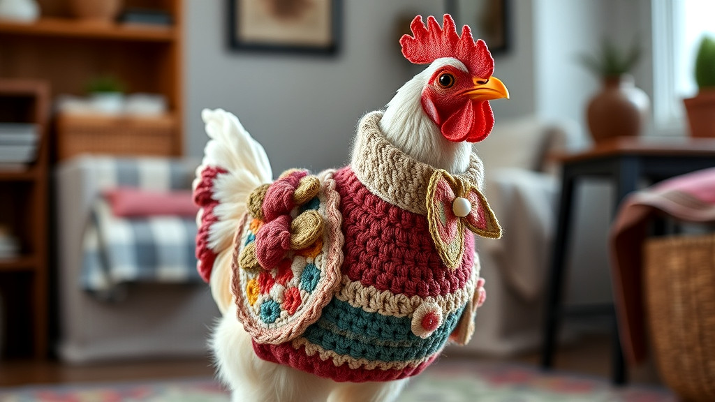 A Step-by-Step Guide to Crocheting a Chicken Sweater A Step-by-Step Guide to Crocheting a Chicken Sweater