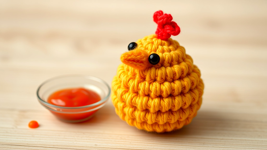 Starting Your Crochet Chicken Nugget