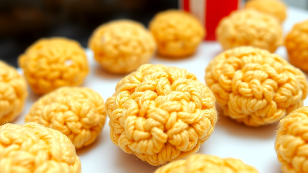 Easy Amigurumi Techniques for Creating Chicken Nugget Texture