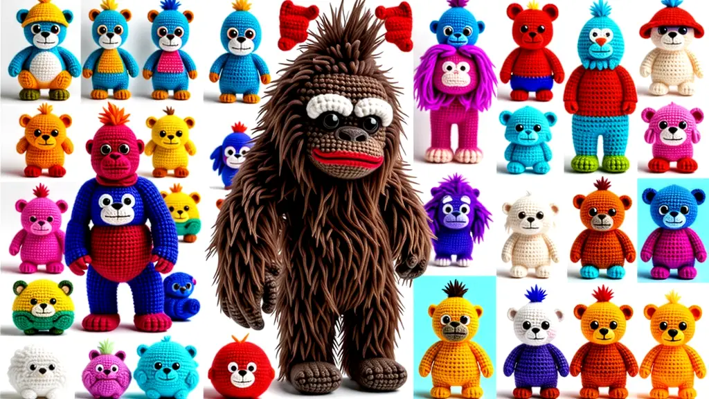bigfoot crochet pattern free