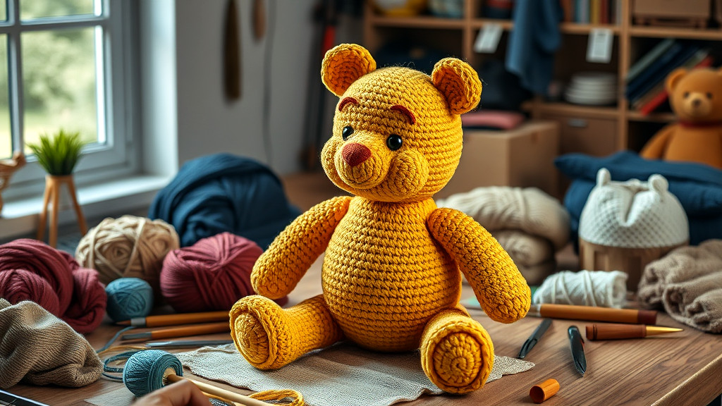 Assembling Your Crochet Pooh Bear Assembling Your Crochet Pooh Bear