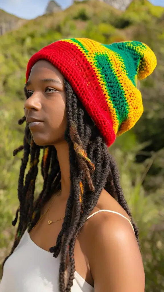 Rasta Hat Crochet Pattern - HousewivesHobbies